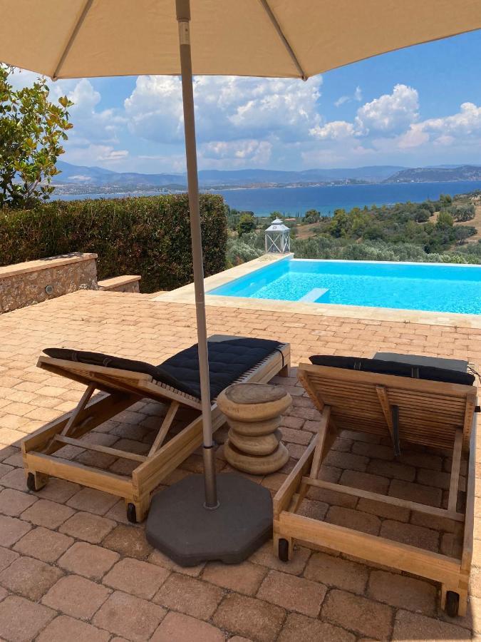 Big Blue Villa Porto Heli Bagian luar foto