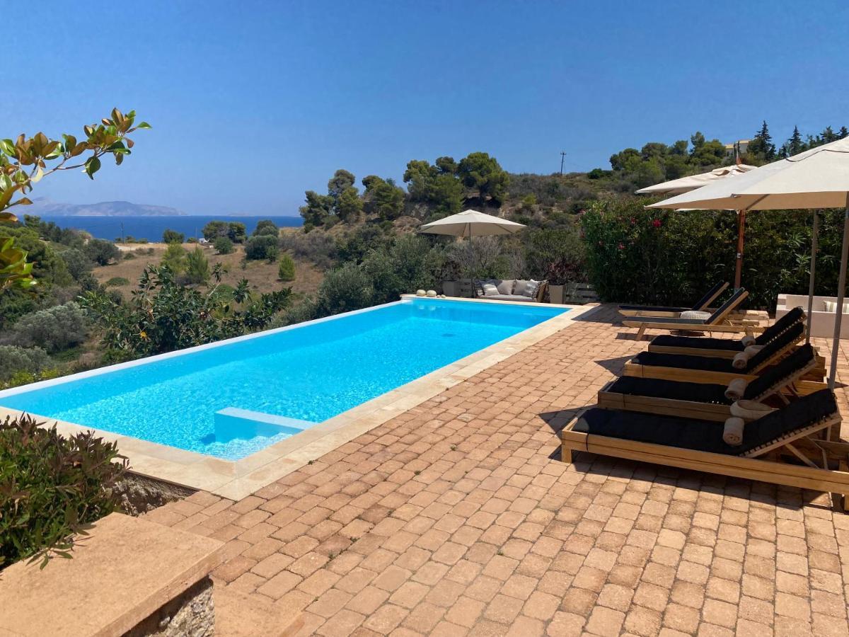Big Blue Villa Porto Heli Bagian luar foto