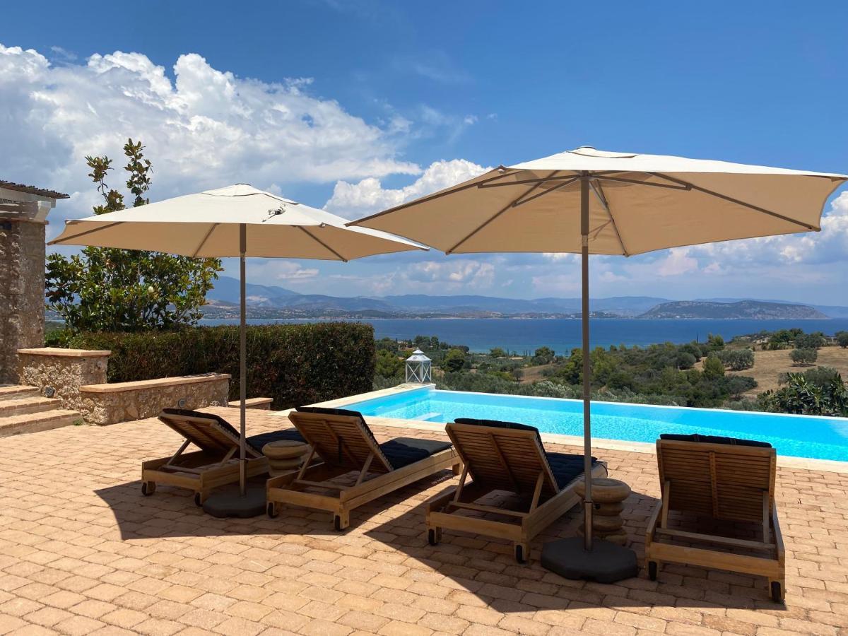Big Blue Villa Porto Heli Bagian luar foto