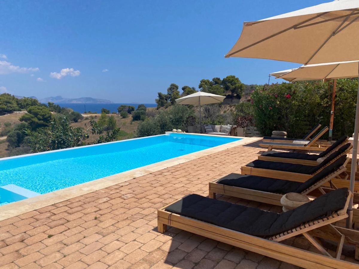 Big Blue Villa Porto Heli Bagian luar foto